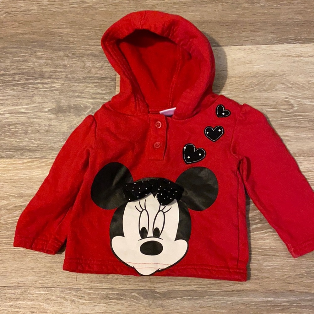 Disney size 0/3 month Minnie mouse hoodie